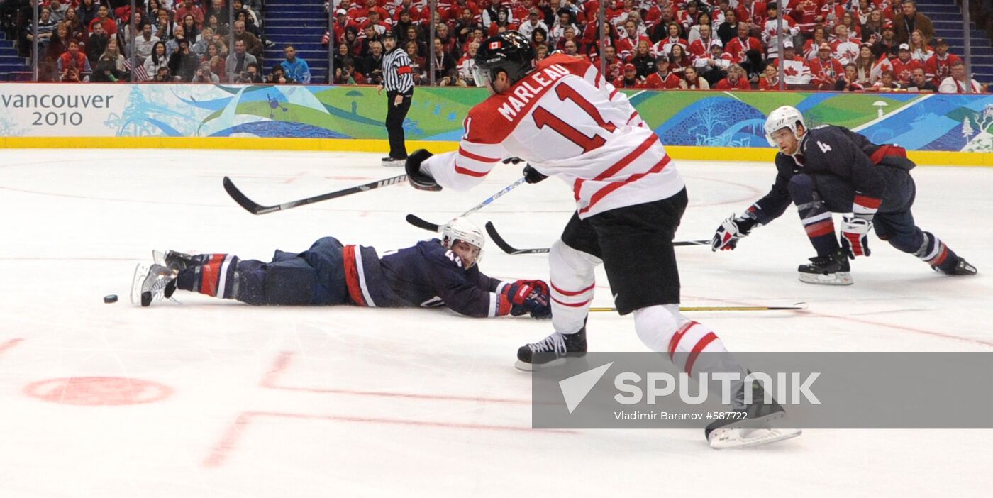Ice hockey. Men. Final match. USA vs. Canada