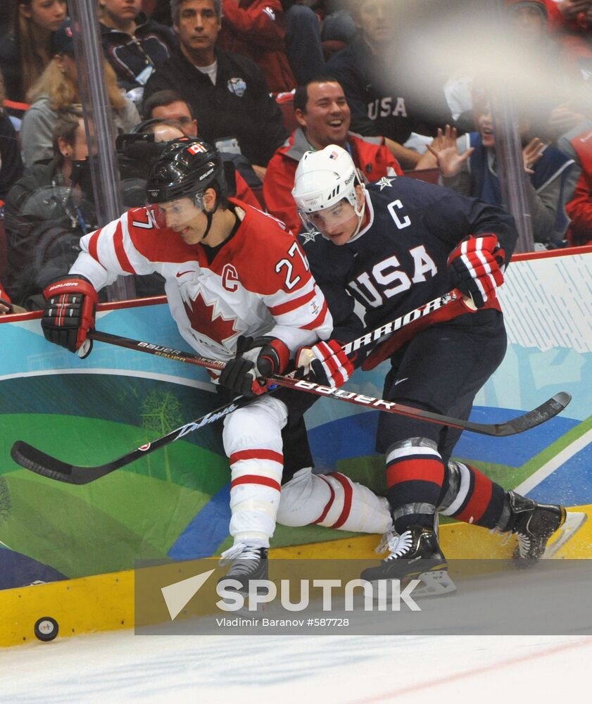 Ice hockey. Men. Final match. USA vs. Canada