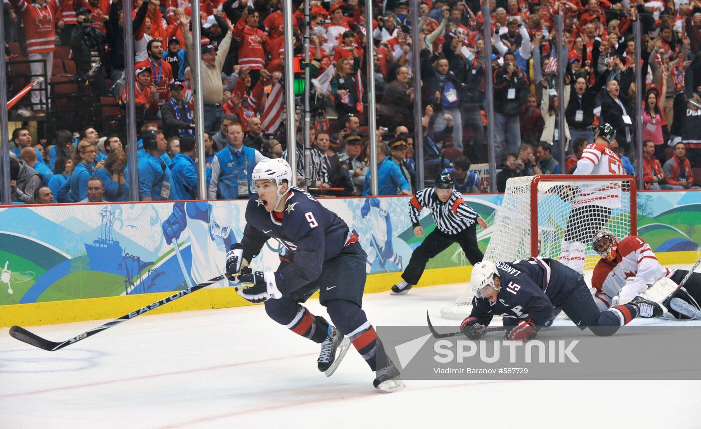 Ice hockey. Men. Final match. USA vs. Canada