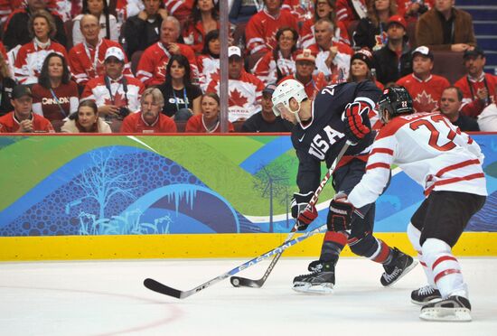 Ice hockey. Men. Final match. USA vs. Canada