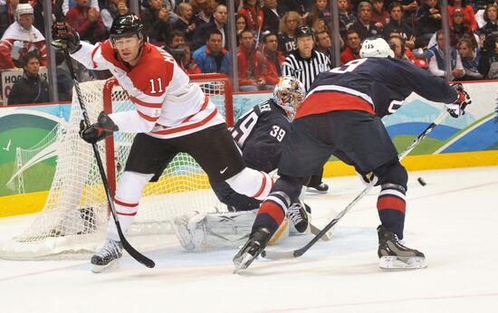 Ice hockey. Men. Final match. USA vs. Canada