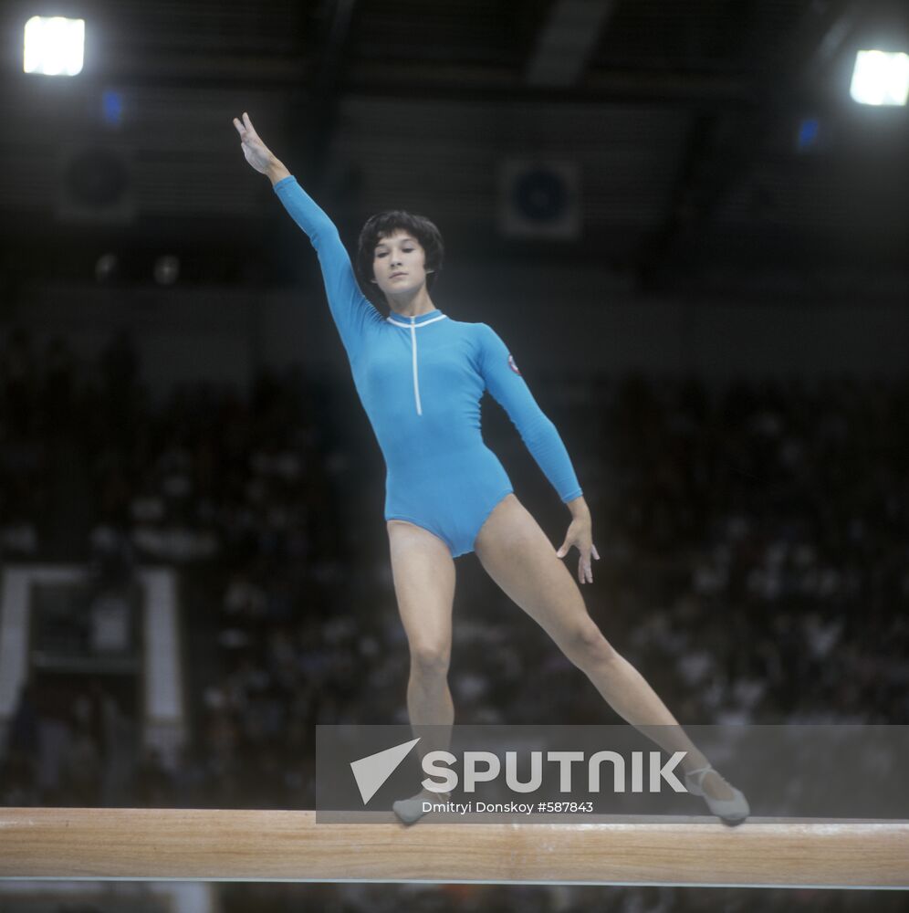 Gymnast Elvira Saadi