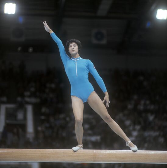 Gymnast Elvira Saadi