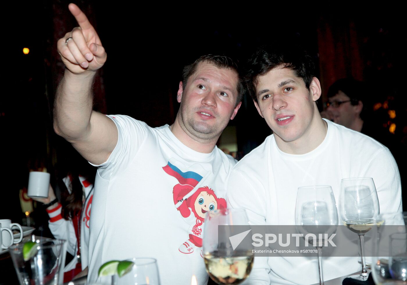 Alexei Nemov and Yevgeny Malkin