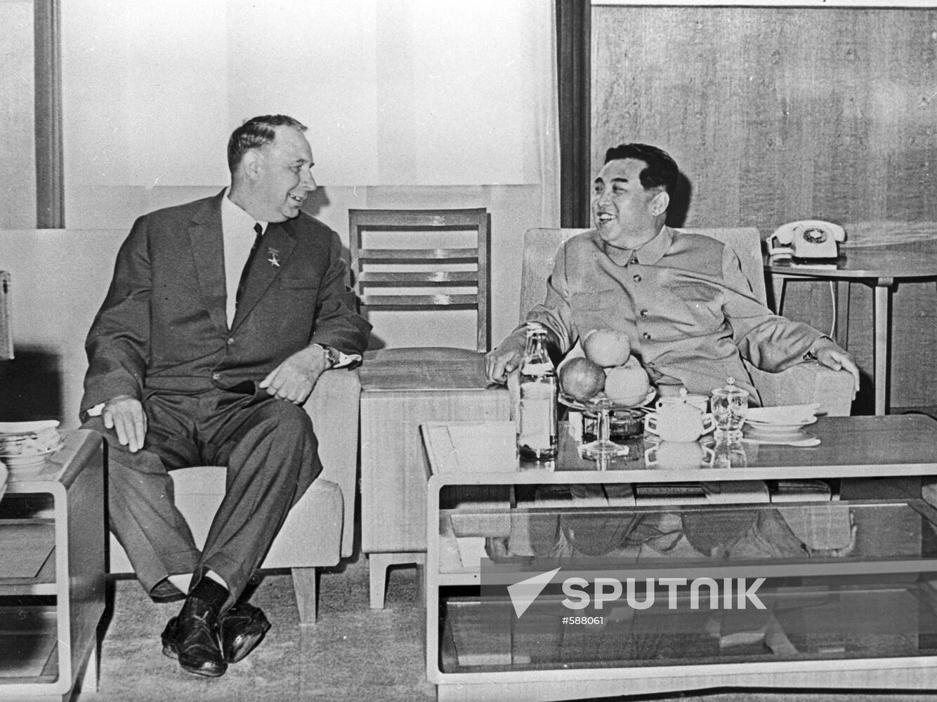Visit of V. Novikov to Korea