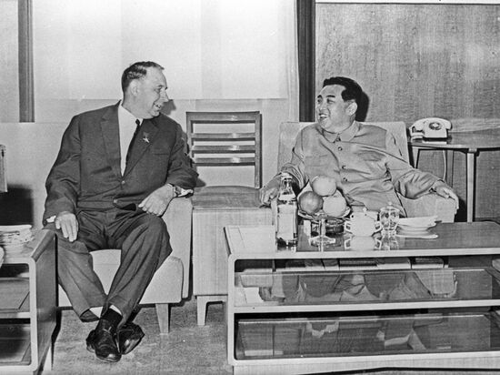 Visit of V. Novikov to Korea