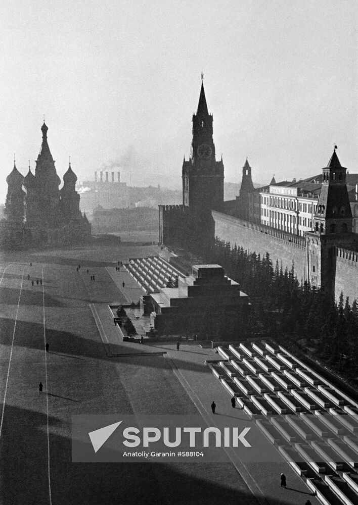 Red square in Moscow