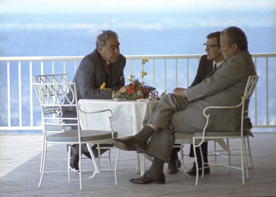 CPSU General Secretary Leonid Brezhnev visits West Germany