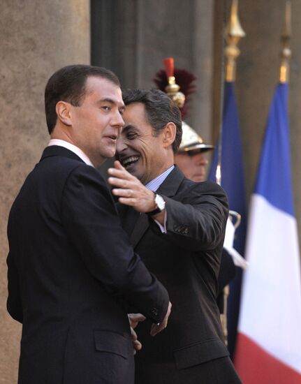 Official visit of D.Medvedev to Paris