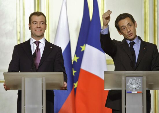 Official visit of Dmitry Medvedev to Paris