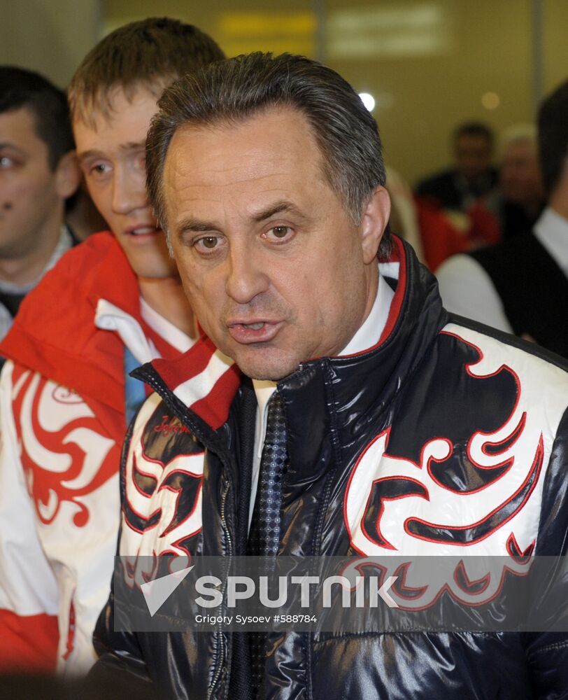 Vitaly Mutko and Nikita Kryukov