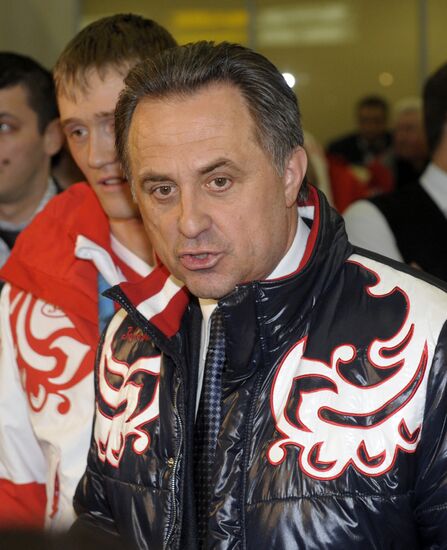 Vitaly Mutko and Nikita Kryukov