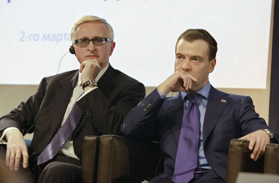 Dmitry Medvedev's visit to Paris. Day Two.