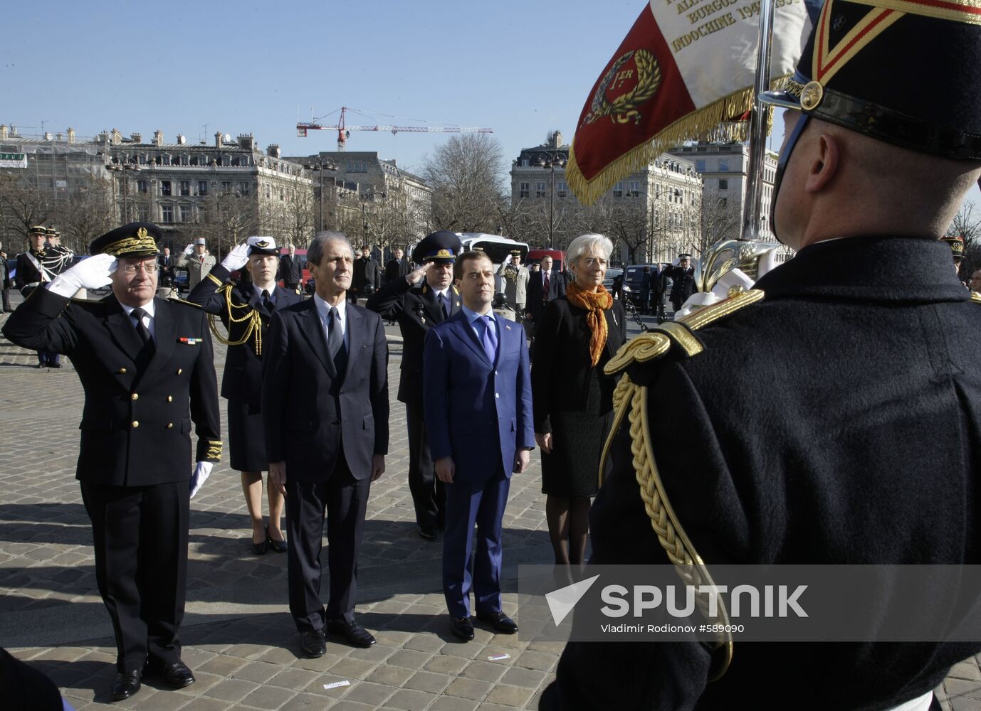 Dmitry Medvedev's visit to France. Day two