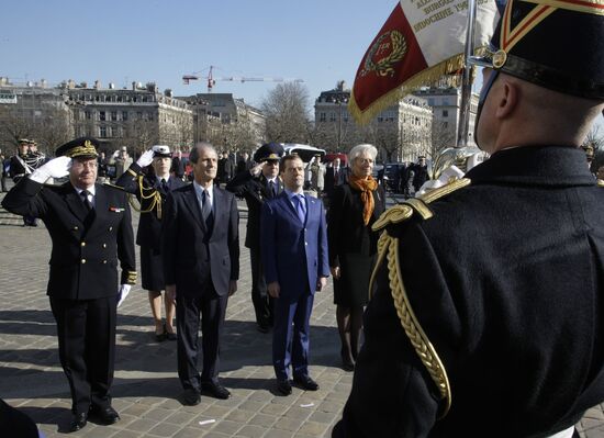 Dmitry Medvedev's visit to France. Day two