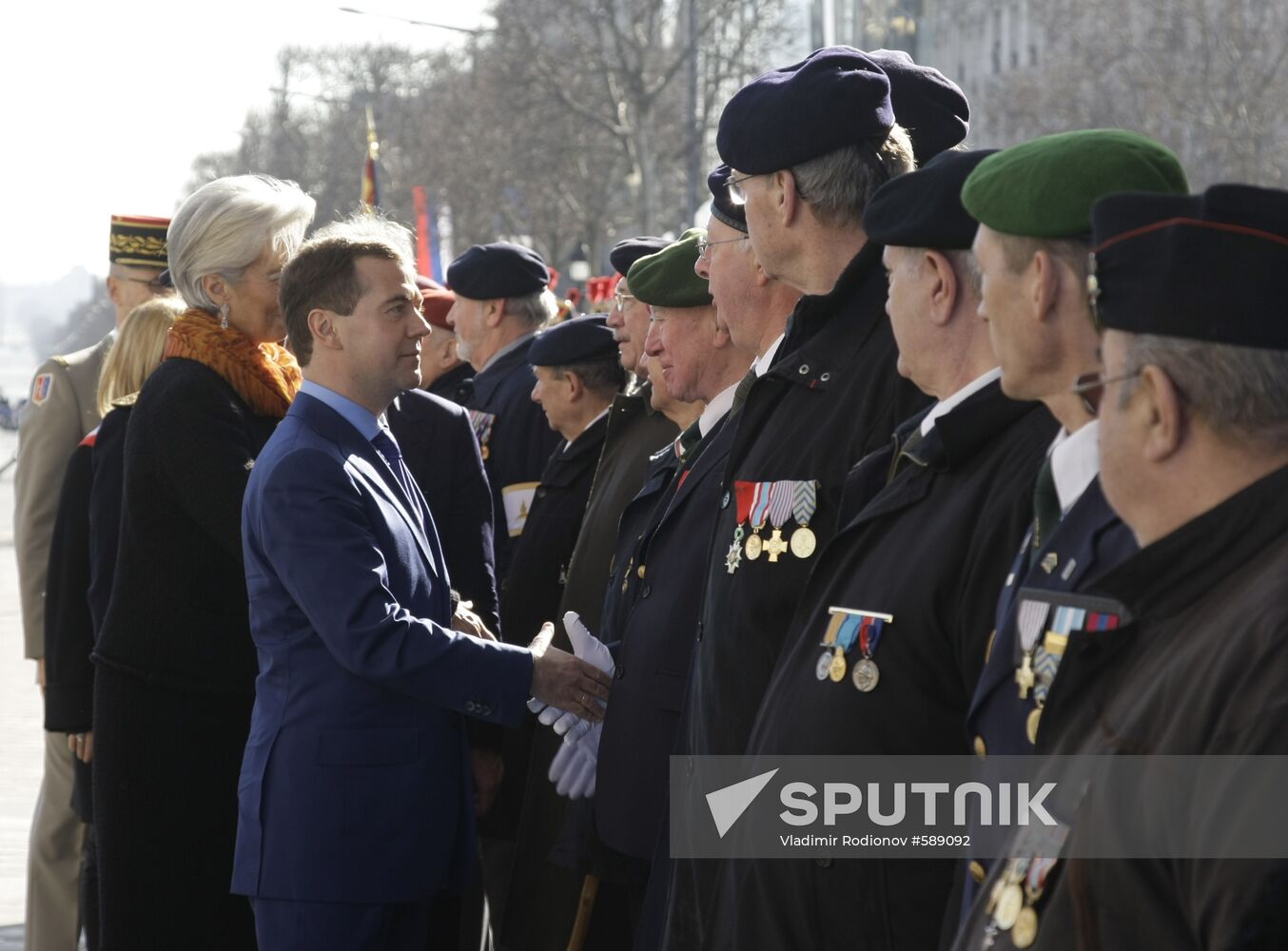 Dmitry Medvedev's visit to France. Day two.