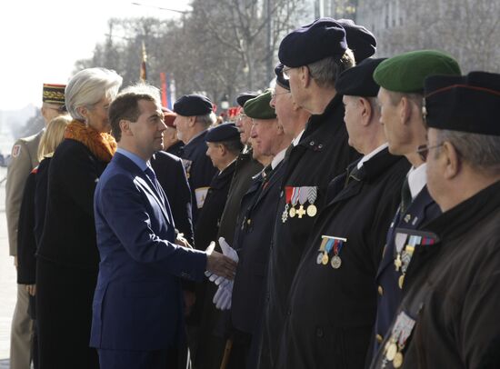 Dmitry Medvedev's visit to France. Day two.