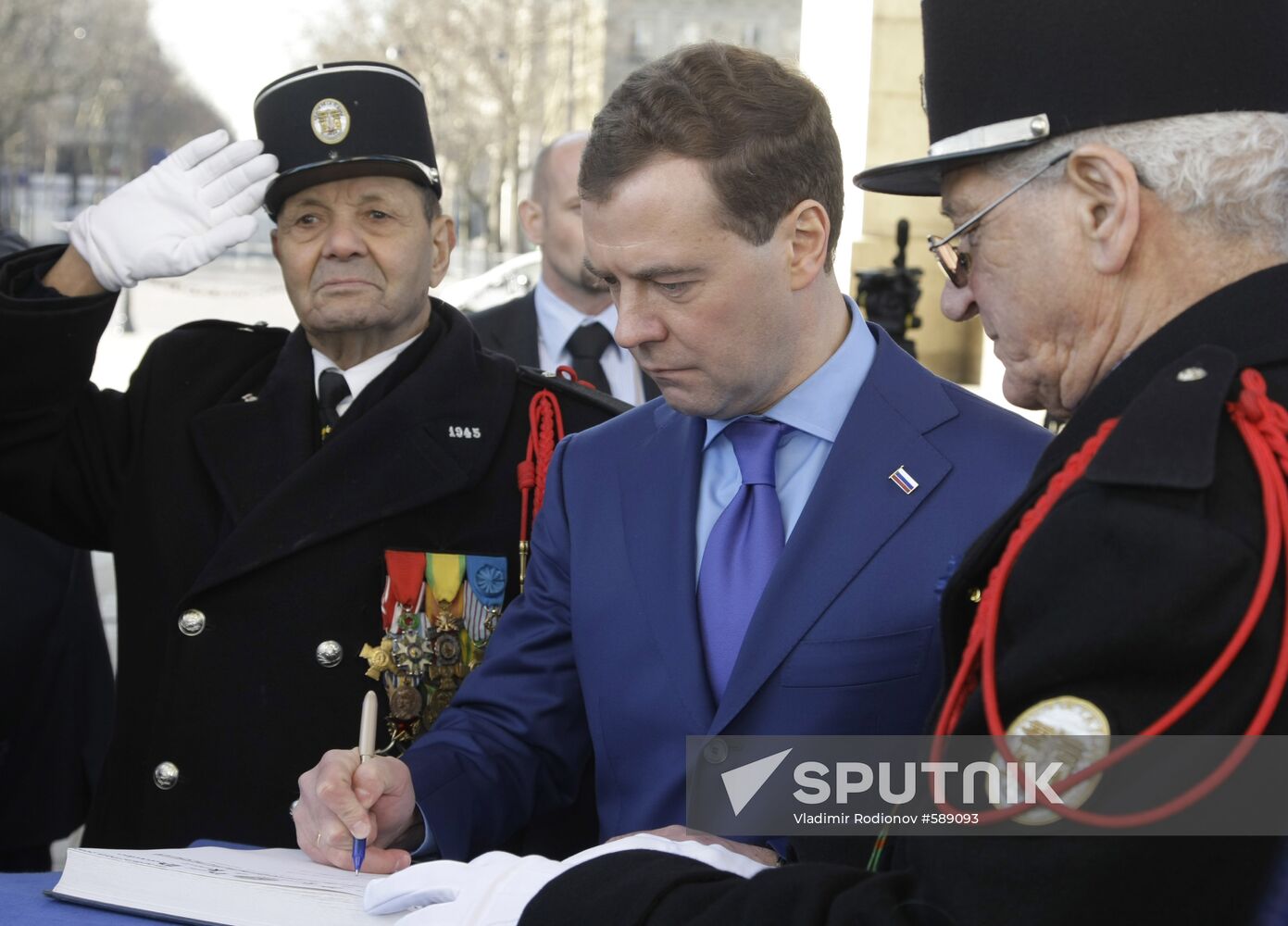 Dmitry Medvedev's visit to France. Day two