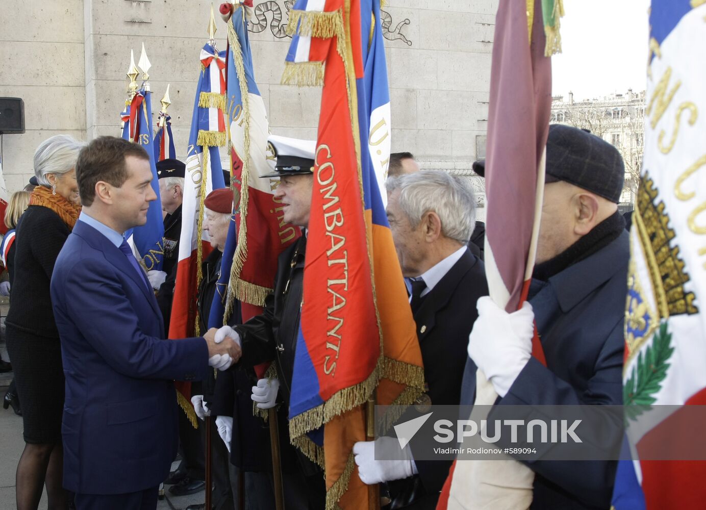 Dmitry Medvedev's visit to France. Day two.