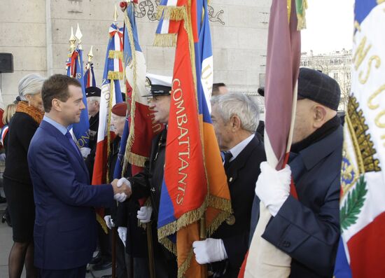 Dmitry Medvedev's visit to France. Day two.