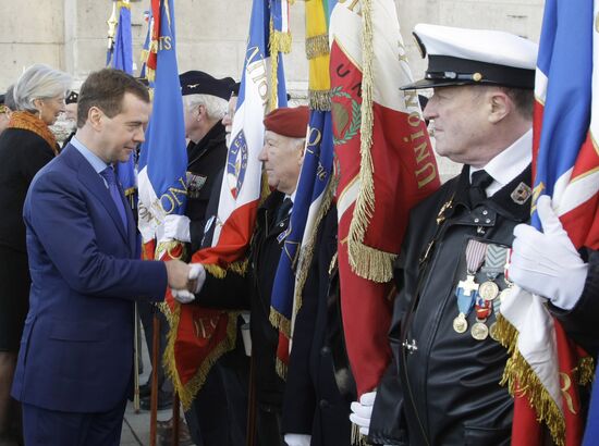 Dmitry Medvedev's visit to France. Day two