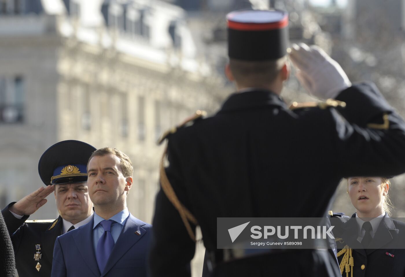 Dmitry Medvedev's visit to France. Day two