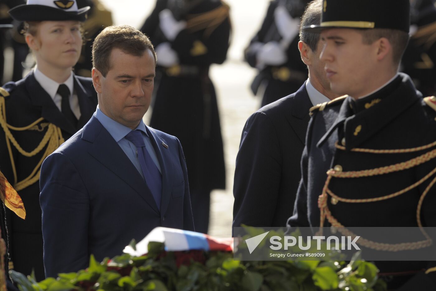 Dmitry Medvedev's visit to France. Day two