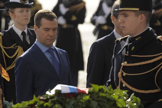 Dmitry Medvedev's visit to France. Day two