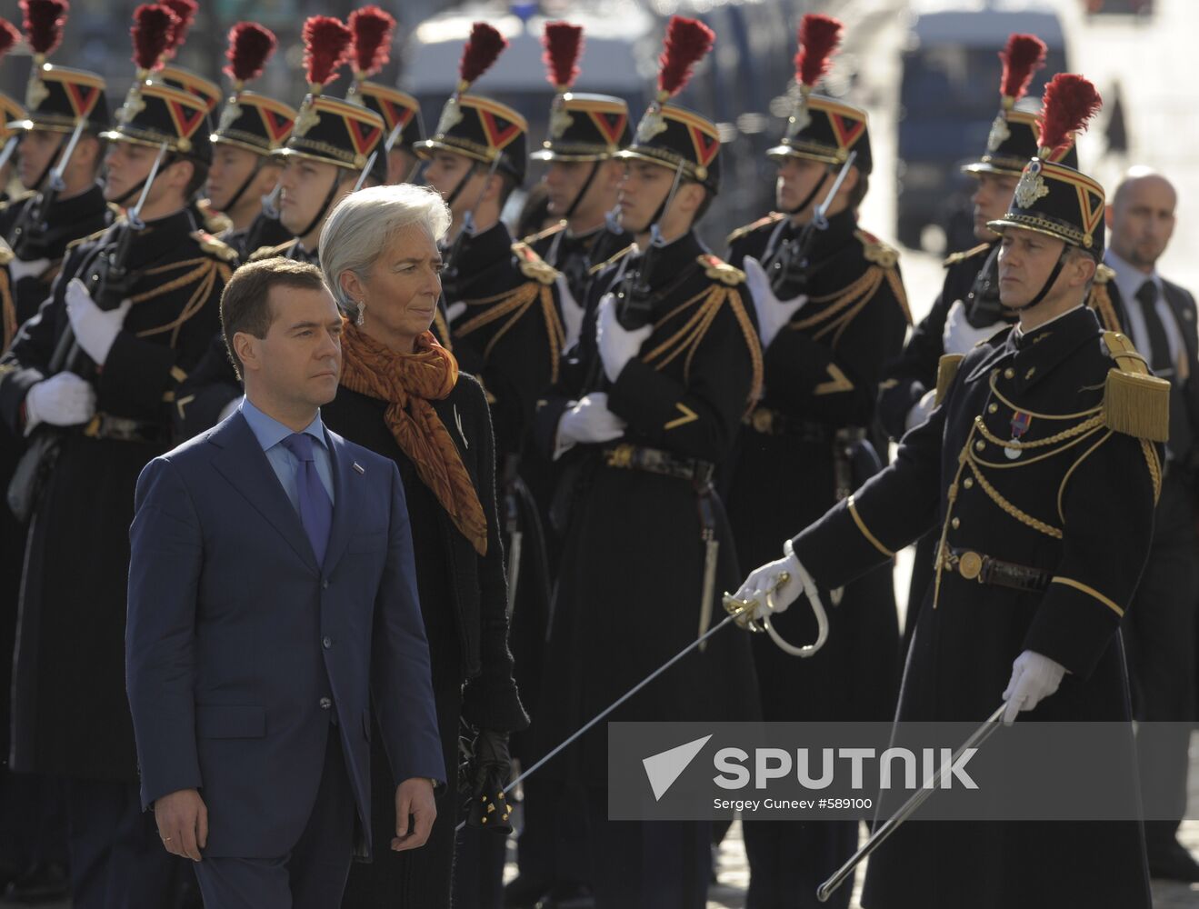 Dmitry Medvedev's visit to France. Day two