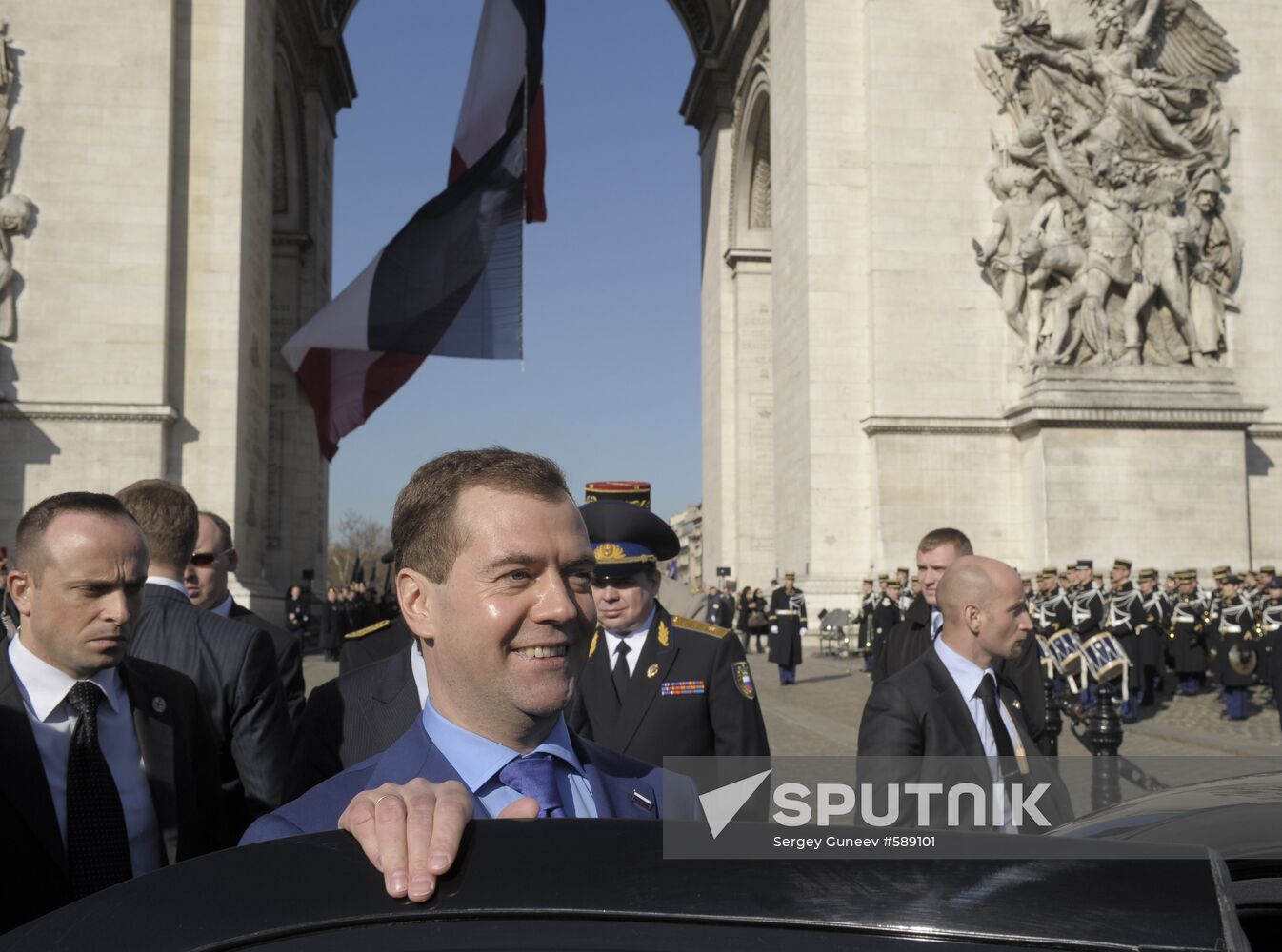 Dmitry Medvedev's visit to France. Day two