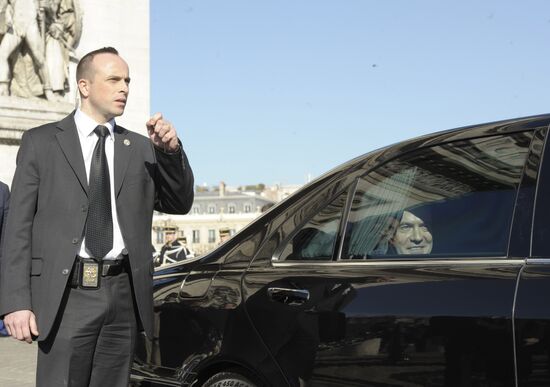 Dmitry Medvedev's visit to France. Day two