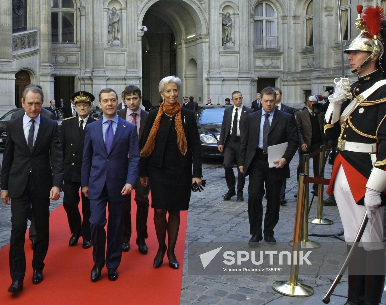 Dmitry Medvedev's visit to France. Day two