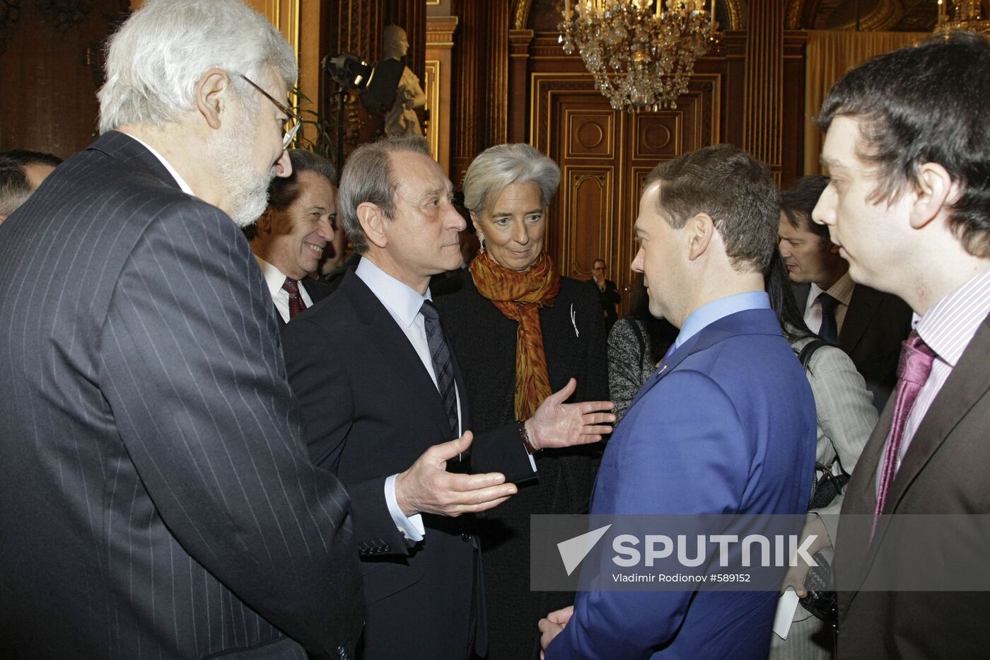 Dmitry Medvedev's visit to France. Day two