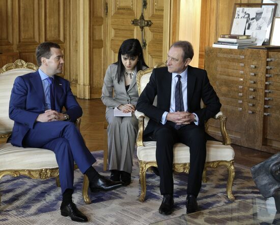 Dmitry Medvedev's visit to France. Day two