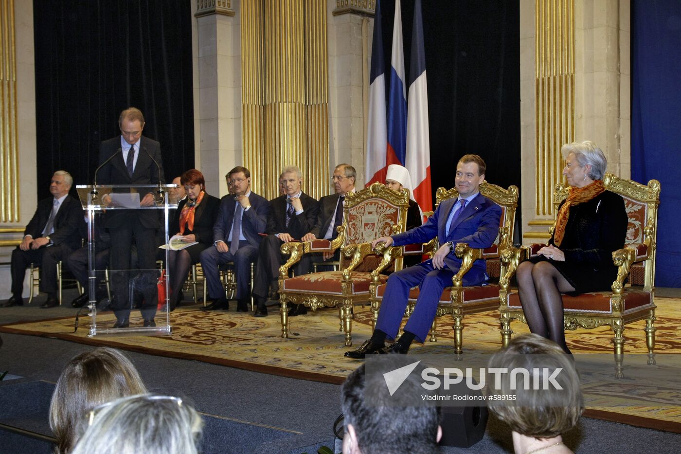 Dmitry Medvedev's visit to France. Day two