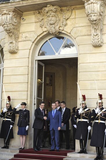 Dmitry Medvedev's visit to France. Day two