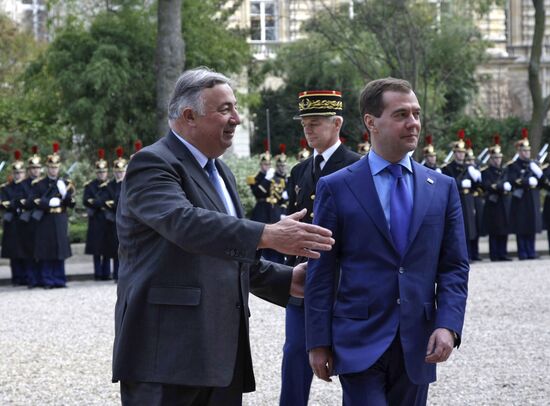 Dmitry Medvedev's visit to France. Day two