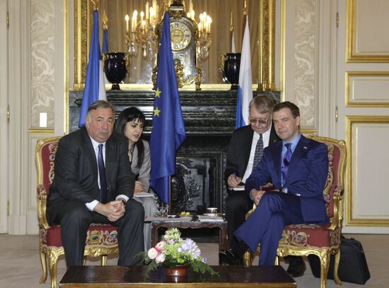 Dmitry Medvedev's visit to France. Day two