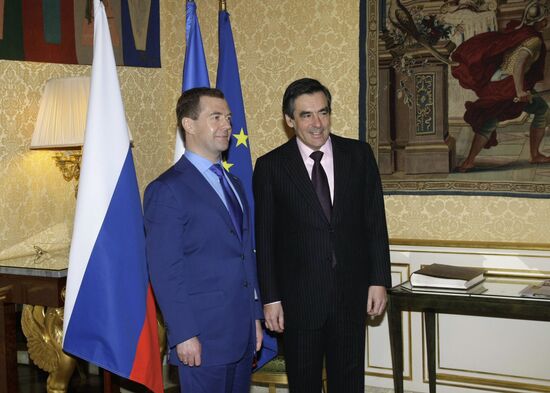 Dmitry Medvedev's visit to France. Day two