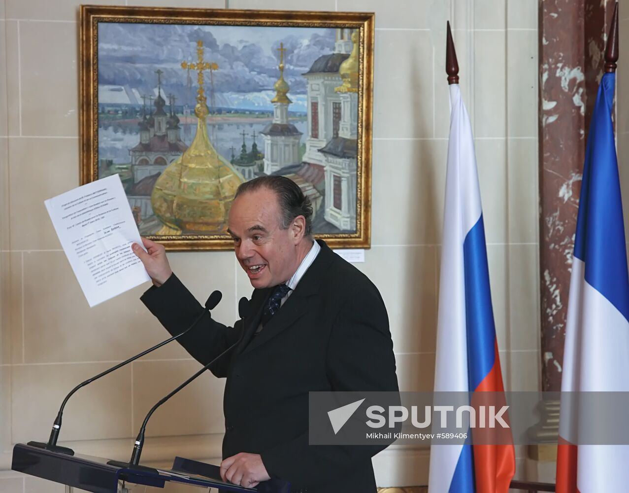 French Minister of Culture Frédéric Mitterrand