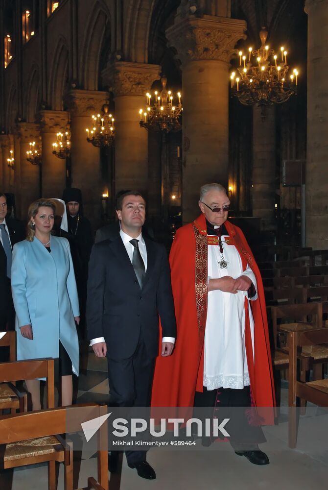 Dmitry Medvedev's visit to France. Day two