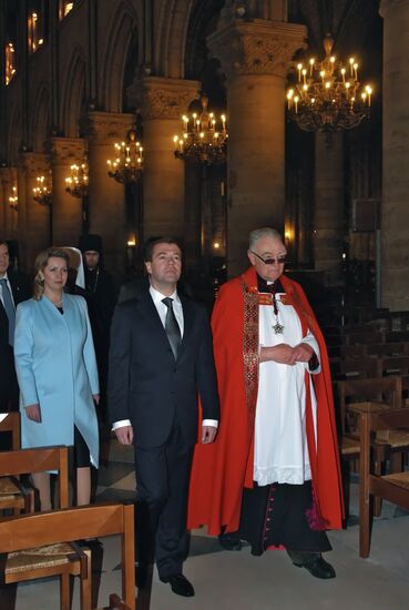 Dmitry Medvedev's visit to France. Day two