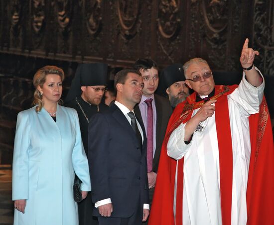 Dmitry Medvedev's visit to France. Day two