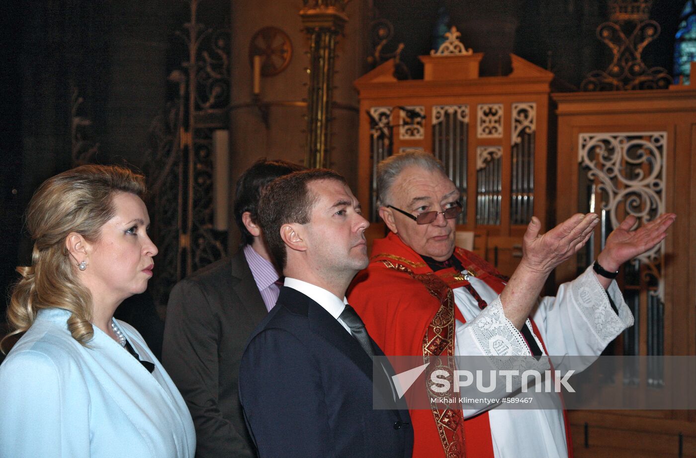 Dmitry Medvedev's visit to France. Day two