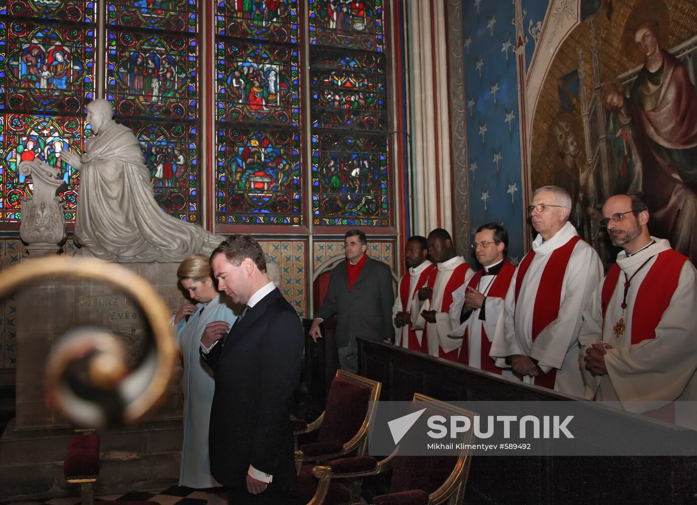 Dmitry Medvedev's official visit to France. Second day