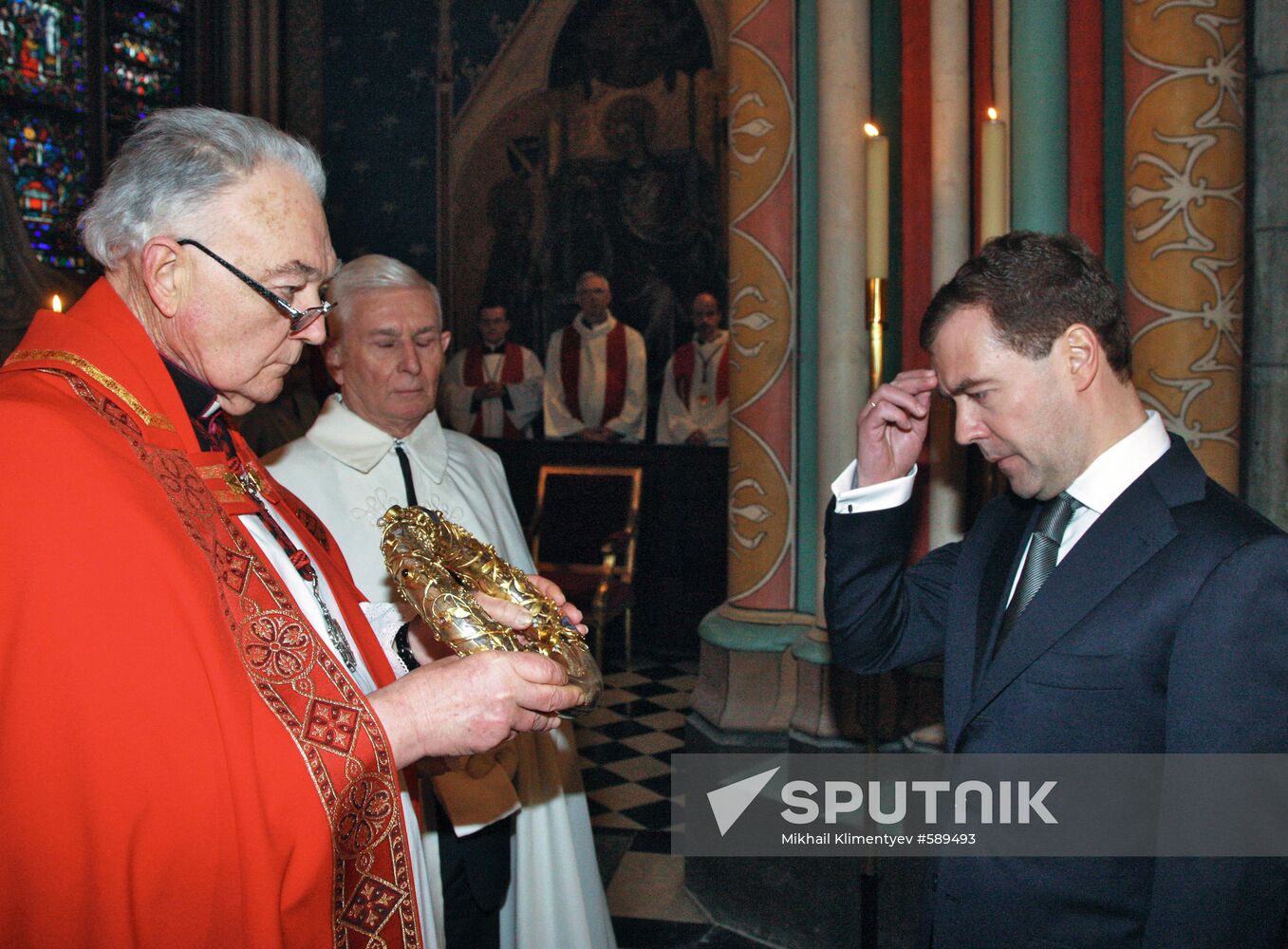 Dmitry Medvedev's official visit to France. Second day