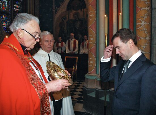 Dmitry Medvedev's official visit to France. Second day