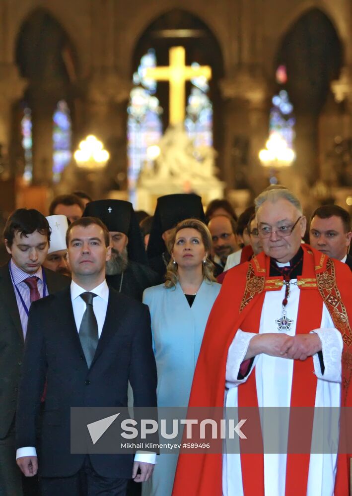 Dmitry Medvedev's official visit to France. Second day