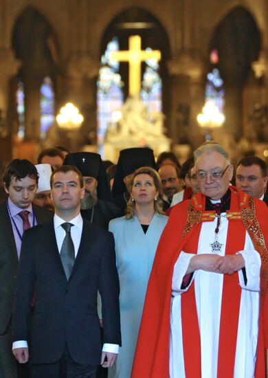 Dmitry Medvedev's official visit to France. Second day