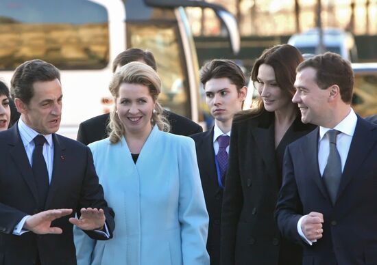 Dmitry Medvedev's visit to France. Day two